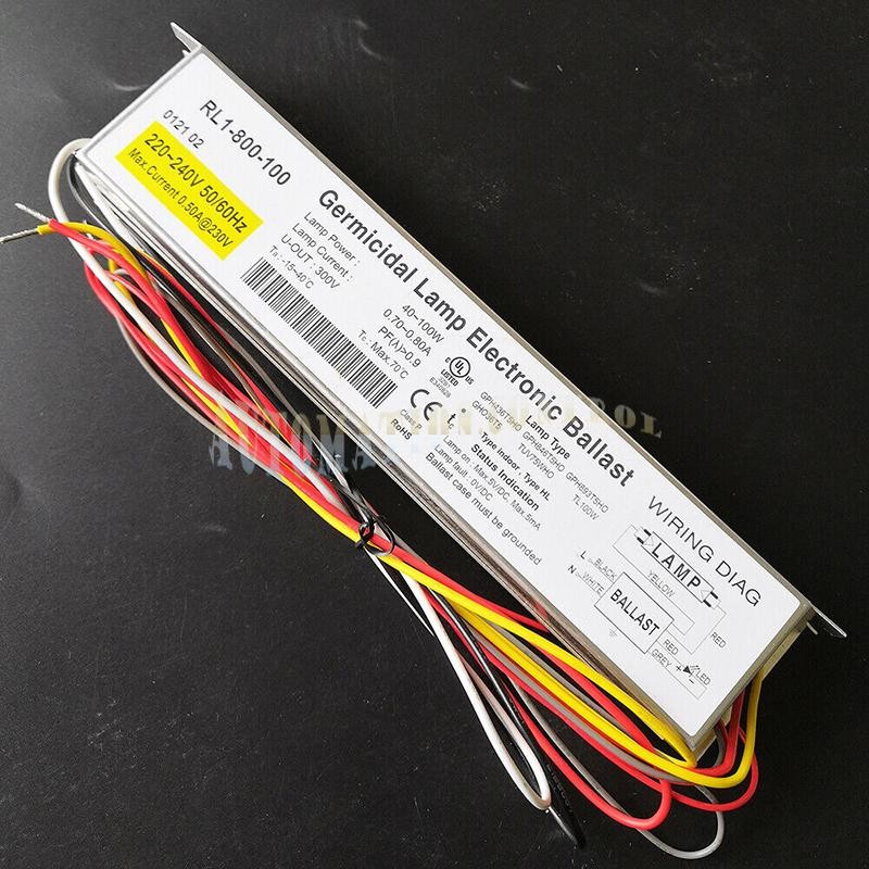 RL1-800-100 RL1-425-40 220-240V PL1-425-40W DC24V UV Lamp Electronic Ballast