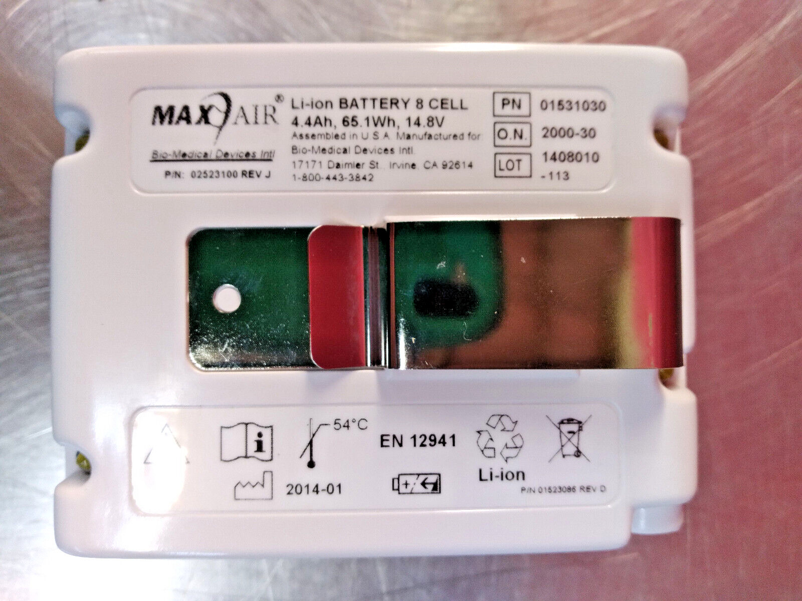 MaxAir Systems Li-Ion Battery Pack, 2000-30T for MaxAir CAPR System