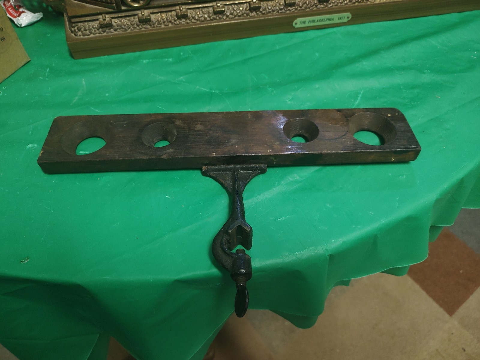 Vintage Retort Ring Support Clamp Stand Funnel Rack Holder Laboratory Apothecary