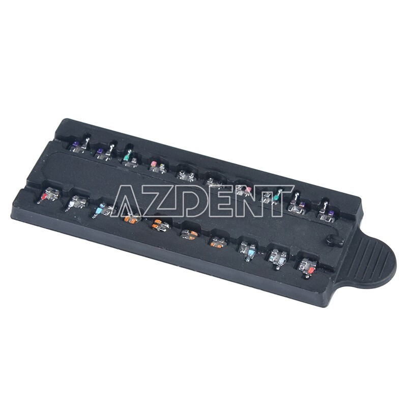 AZDENT Dental Orthodontic MIM Monoblock Brackets Braces Mini Roth/MBT Hooks 345