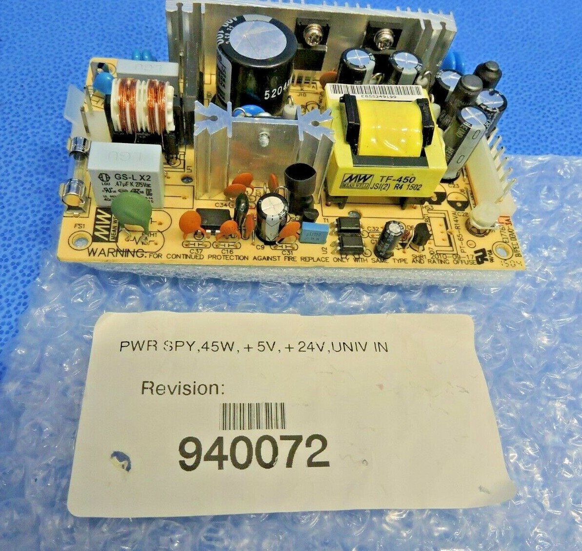 NEW Mean Well TF-450 DC Power Supply 45W 5V 24V/ Thermo 940072 Dionex AS-DV AS40