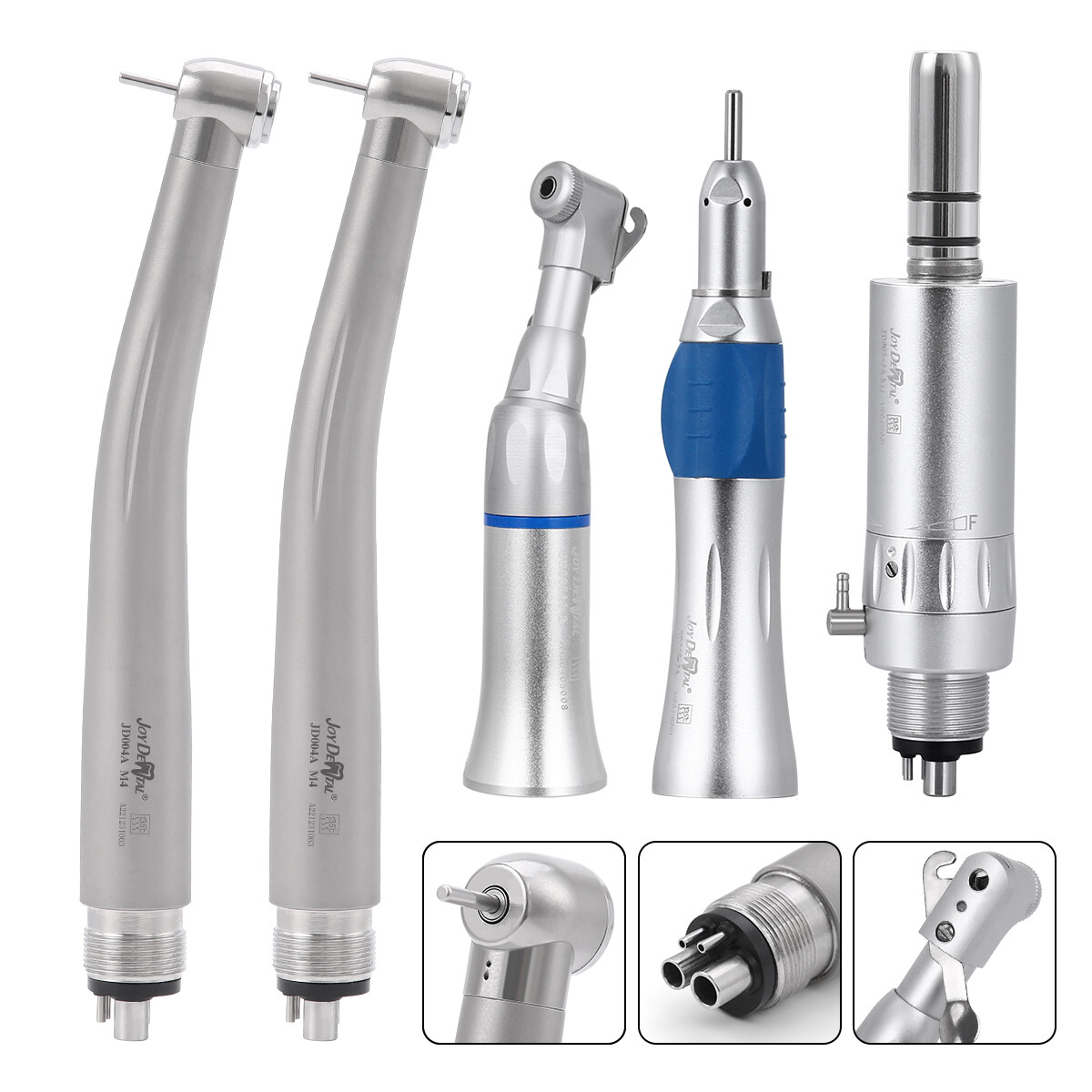 AZDENT Dental E-generator LED High and Low Speed Handpiece Kit 2Hole /4 Hole