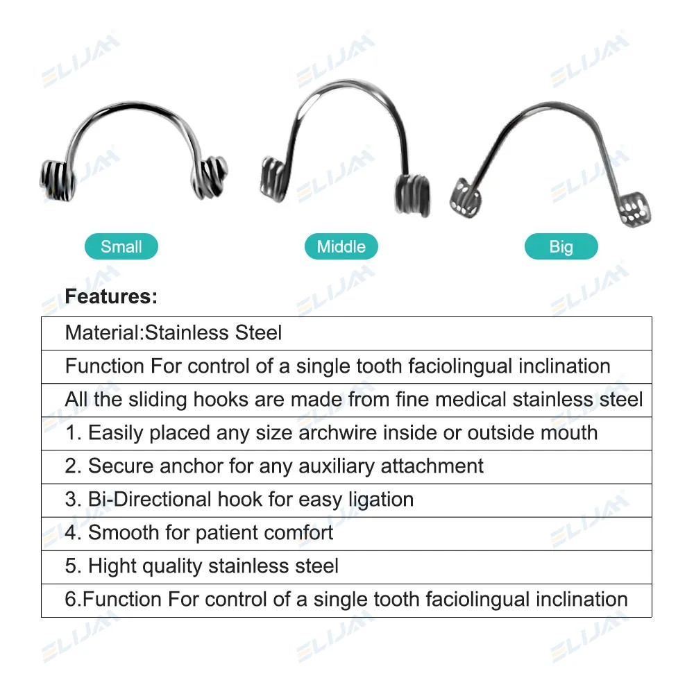Dental Ortho Torquing Torque Spring Rectangular Anterior Teeth Arch Wire Springs