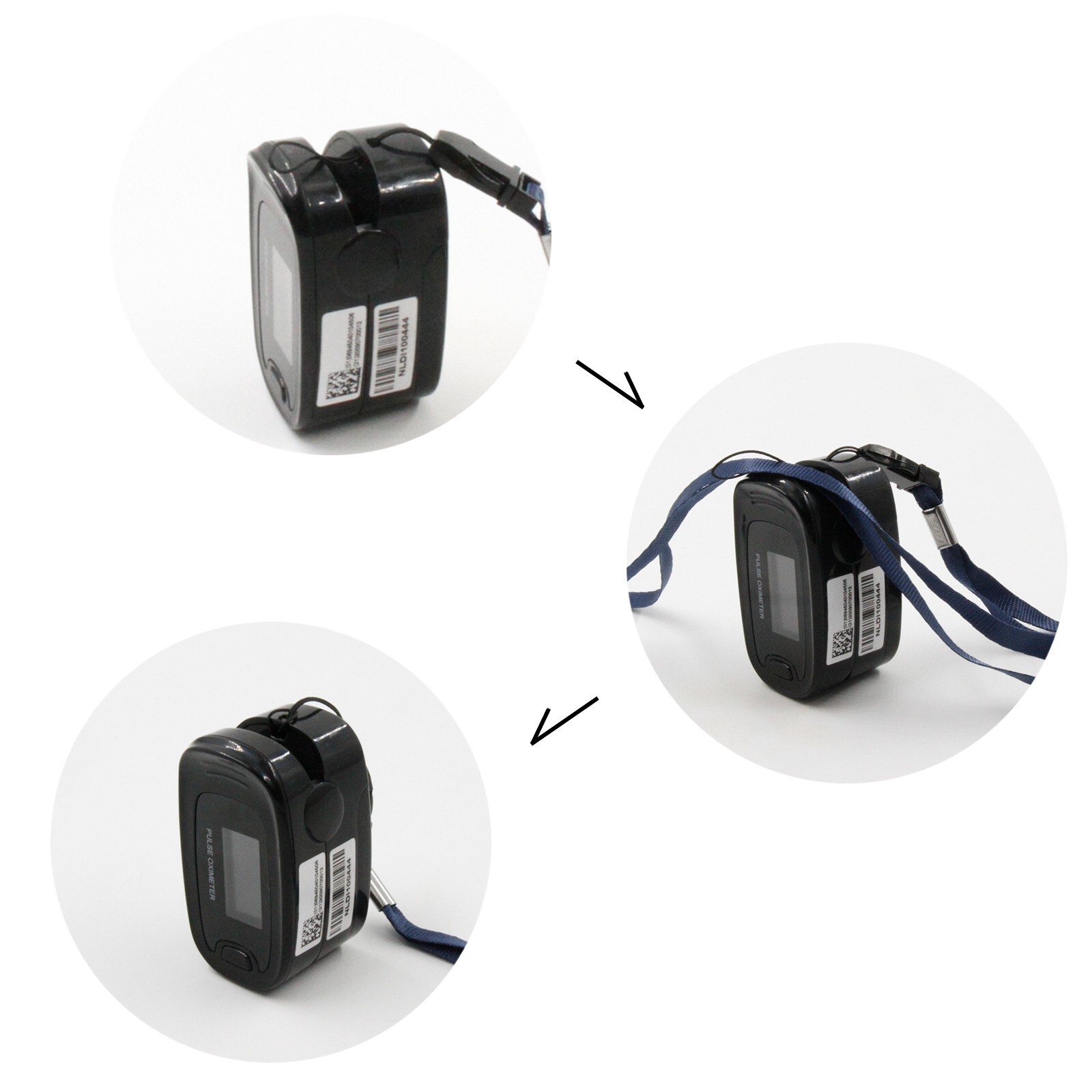 Pulse Oximeter Fingertip SPO2 Blood Oxygen Meter Heart Rate O2 Patient Monitor