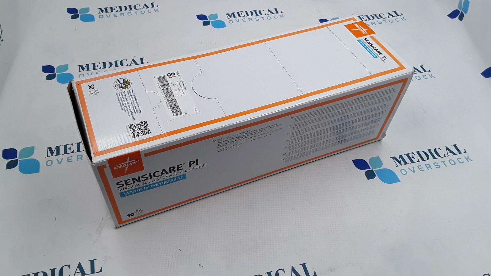 Medline Sensicare Pi Surgical Gloves 8 1/2 REF MSG9085 Box of 50