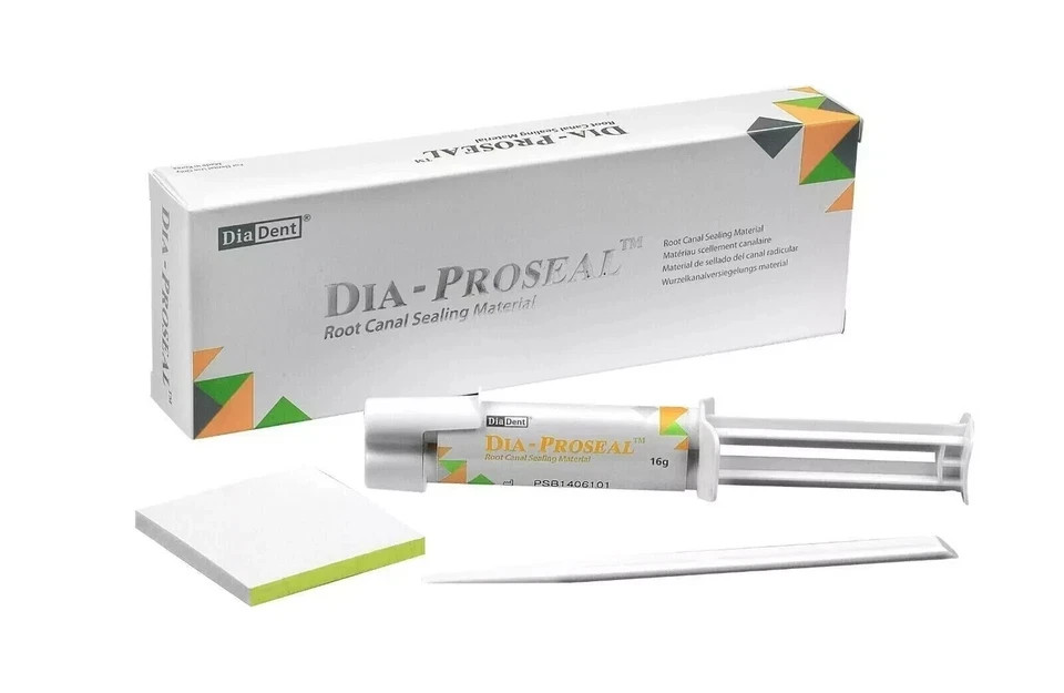 DiaDent Dia Proseal Root Canal Sealing Dental Filling 16g Dual Syringe Free SHIP