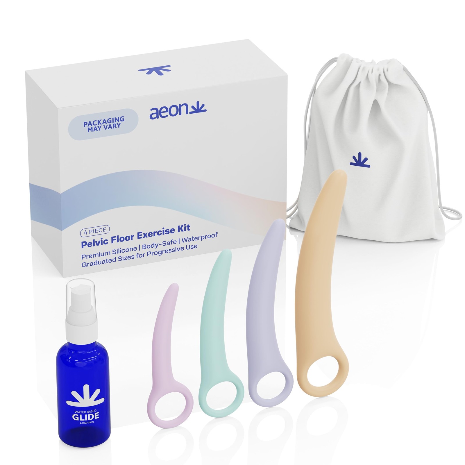 Æon Aeon Comfort 4-Piece Curved Silicone Wellness Set – Kit For