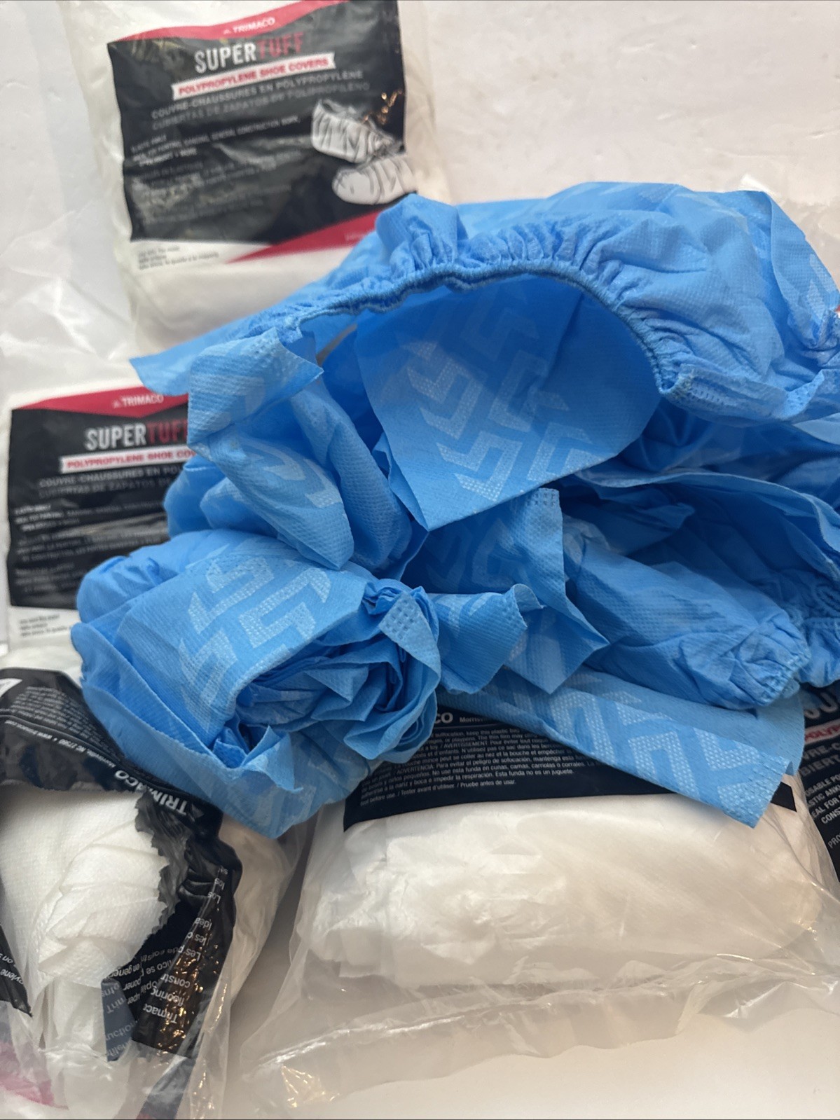 NEW SuperTuff Polypropylene Disposable Shoe Covers 12 pairs