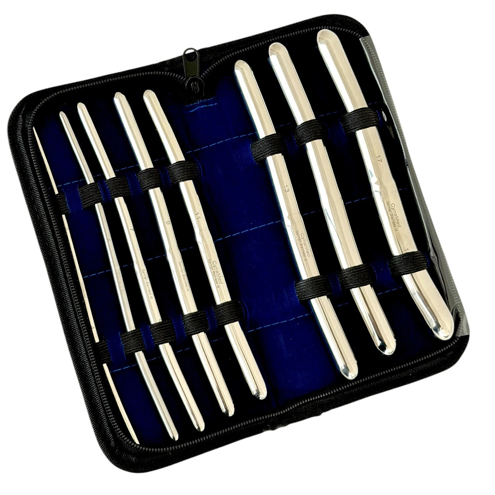 CYNAMED USA PREMIUM 8 HEGAR DILATOR SOUNDS SET 7.5″GYNO SURGICAL INSTRUMENTS