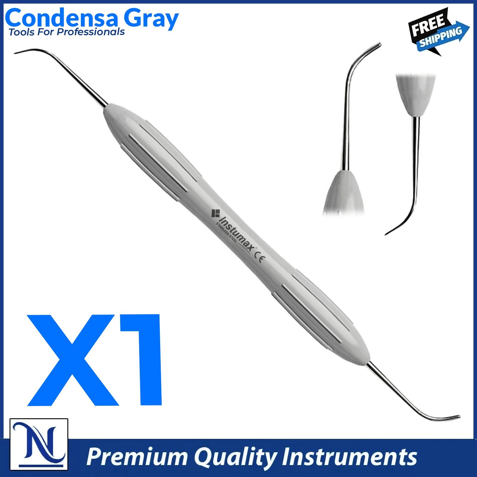 LM Arte Condensa Dental Composite Filling Instruments Silicone Handle