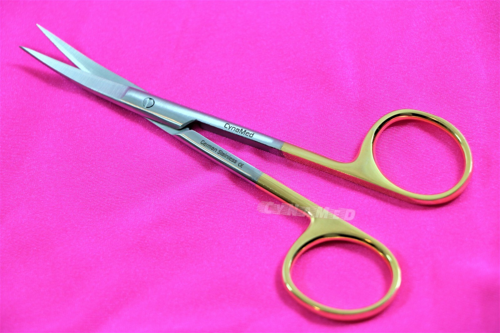 Premium GERMAN TC Iris Scissors 4.5″ Curved Surgical Dental Instruments