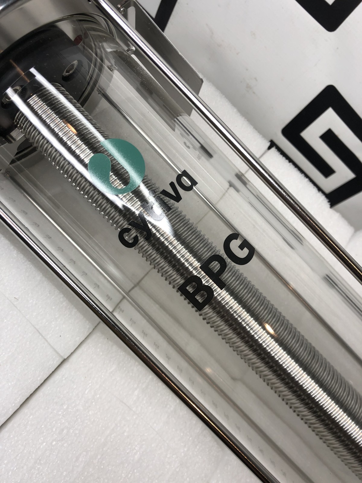 Cytiva GE Pharmacia BPG 100 / 500 Chromatography Column 18110301 4L 18-1103-01