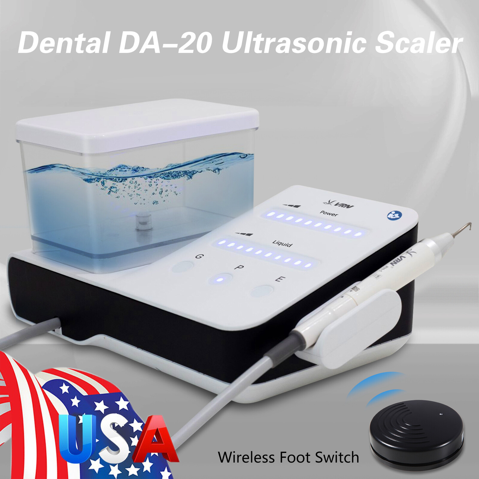 LED Dental Ultrasonic Piezo Scaler Handpiece Bottles Fit EMS Cavitron Woodpecker