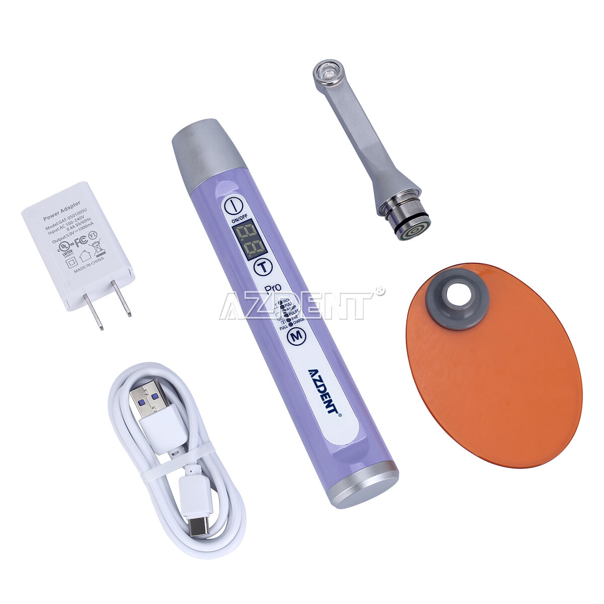 Dental Wireless Curing Light LED PRO105 Lamp 1 Second Curing High Power AZDENT