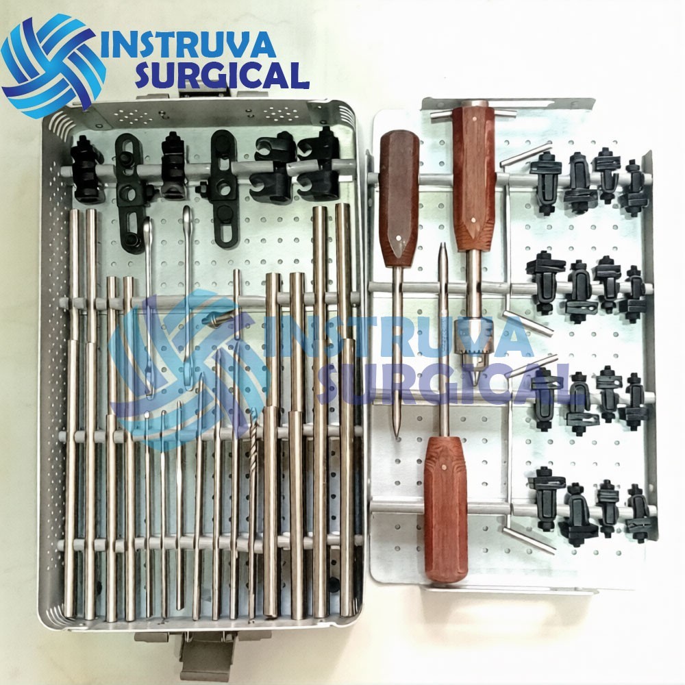 External Fixator 3.5mm-5.0mm orthopedic complete instruments set By Saturn