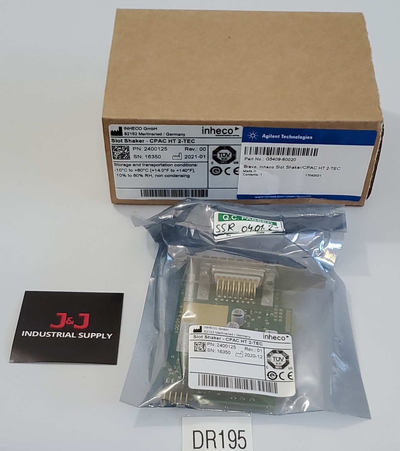 *BRAND NEW* Inheco 2400125 Slot Shaker CPAC HT 2-TEC G5409-60020 + Warranty!