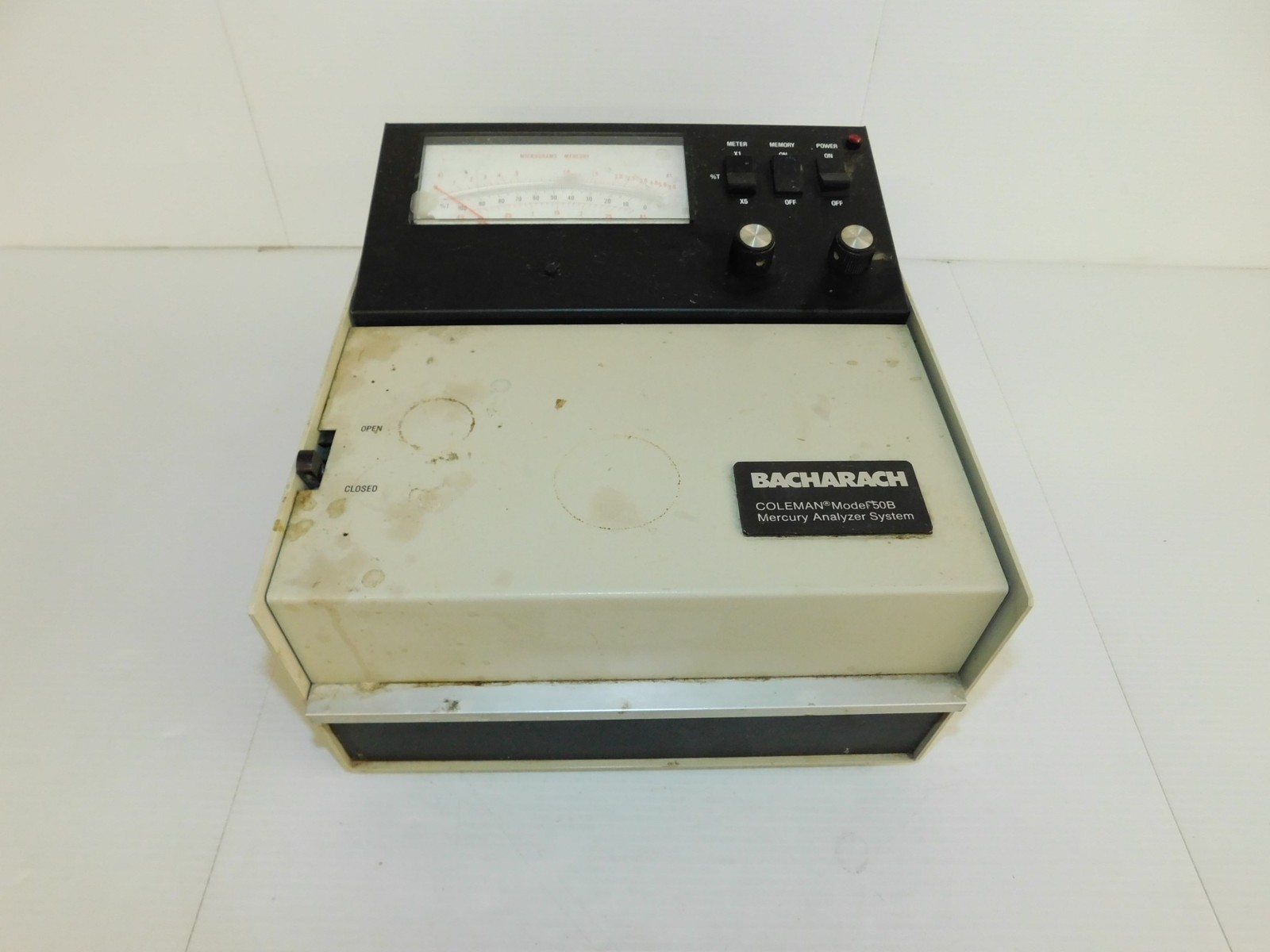 BACHARACH COLEMAN MODEL 50B MERCURY ANALYZER SYSTEM (CYD176)