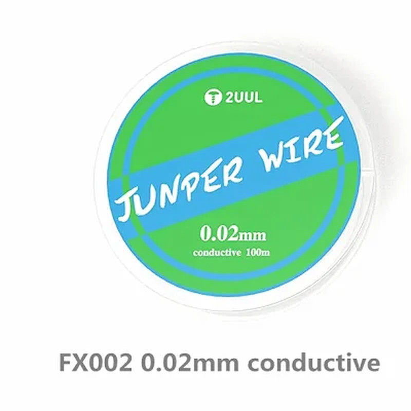 2UUL Ultra-Fine Jumper Wire 0.009/0.01/0.02Mm, 100M Conductive/Insulative Flying