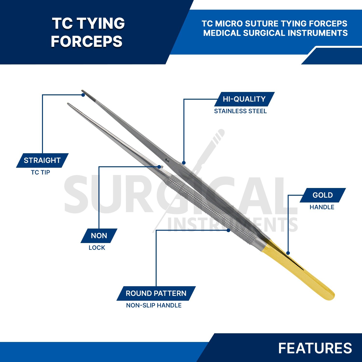 3 Castroviejo Micro Scissors Needle Holder Curved TC Forceps Dental Eye Set Kit