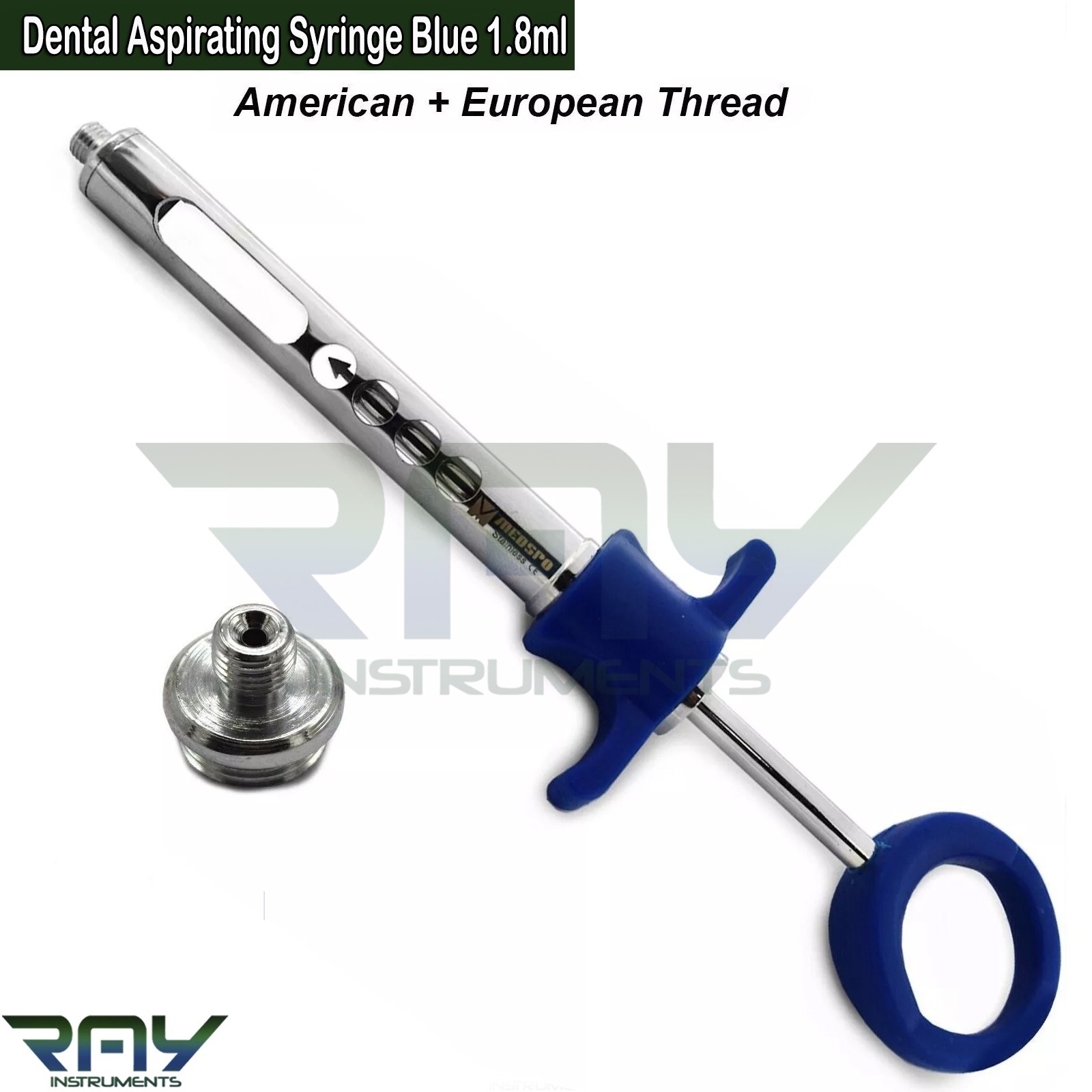 Dental Anesthetic Syringe Self-Aspirating Intraligamental Injection 1.8ml CE