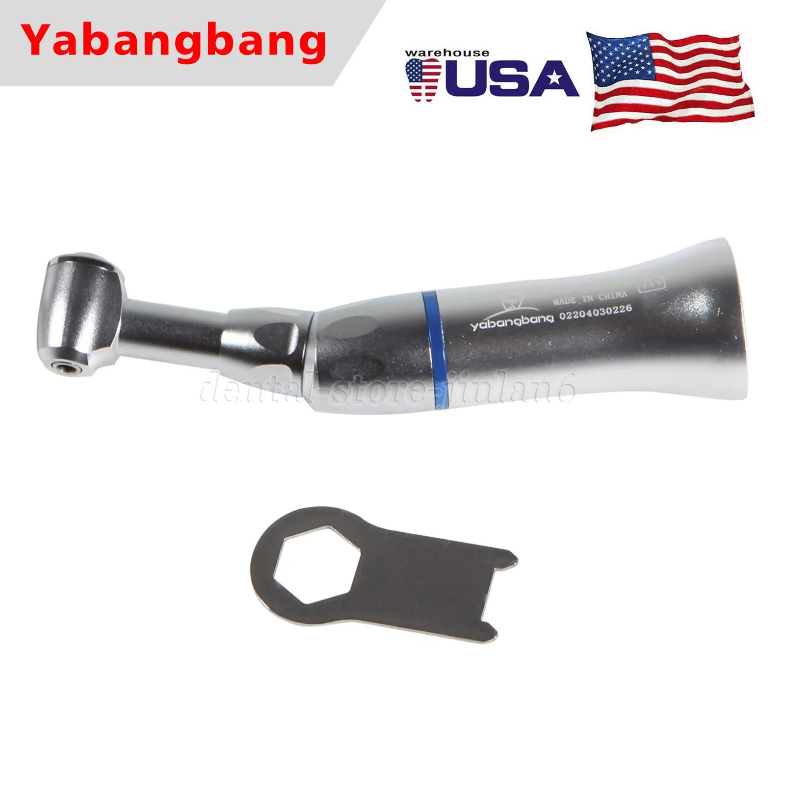 Dental Slow Speed Push Button Type Contra Angle Handpiece E-type Motor