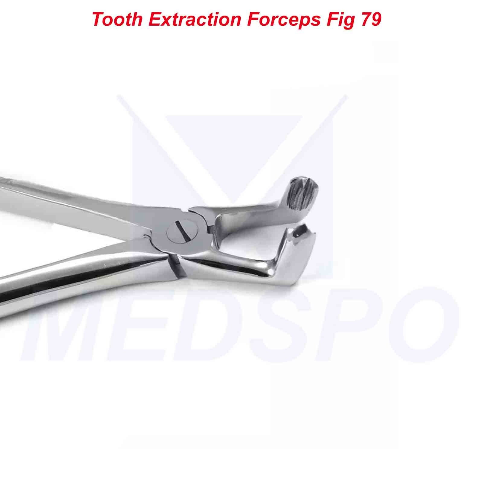 Surgical Fig 79 Tooth Extraction Forceps Dental Lower Wisdom Extracting Tools CE
