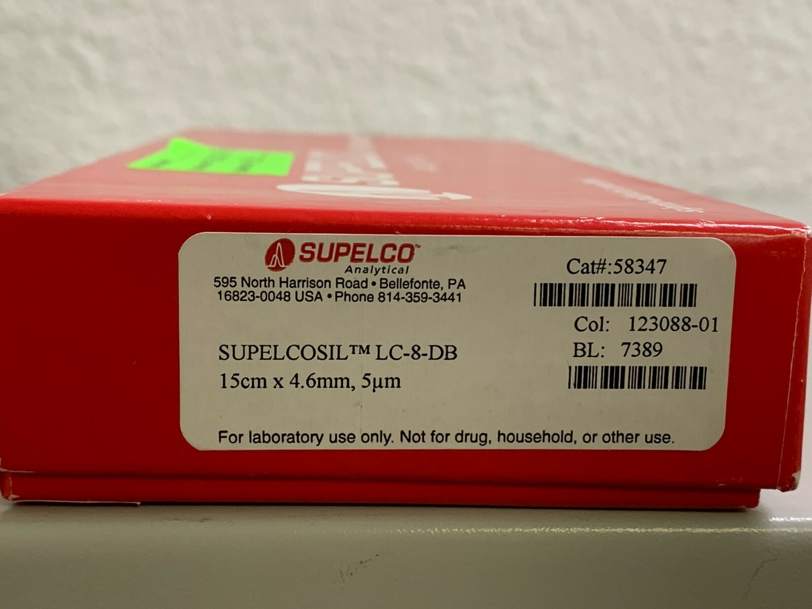 SUPELCOSIL™ LC-8-DB HPLC Column , 5 μm, 5 cm × 4.6 mm, Cat# 58347