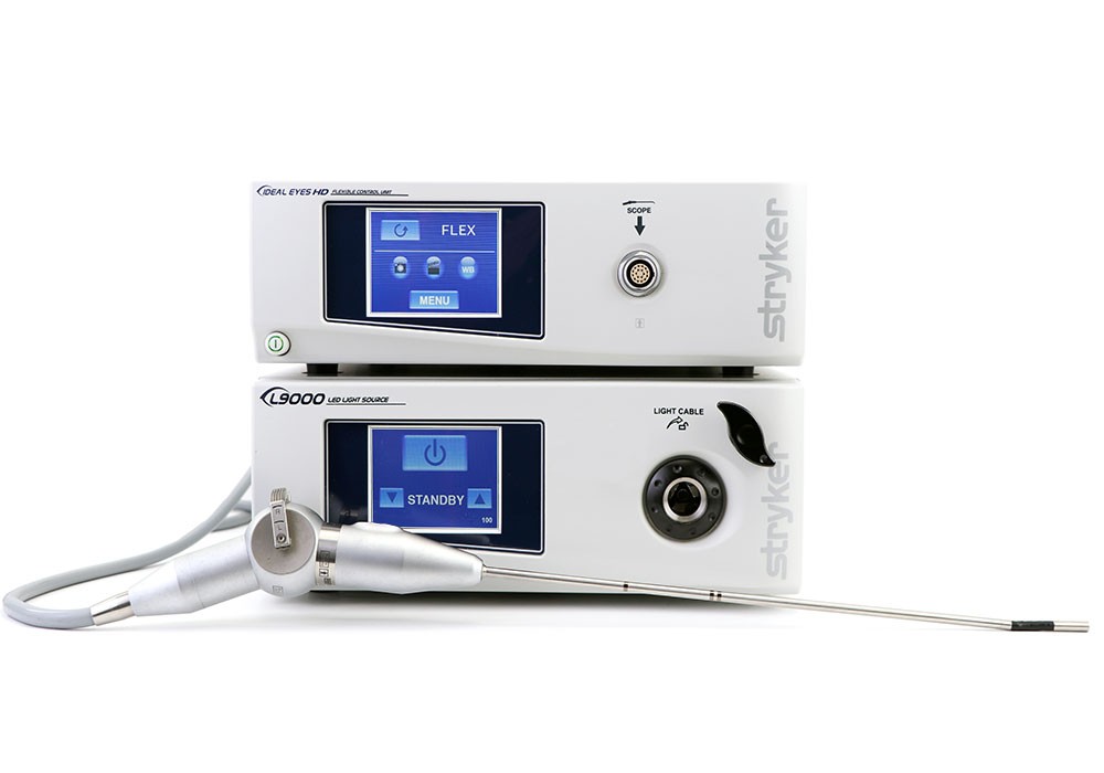 Stryker Flexible Ideal Eyes Console with 5.0 mm Articulating Laparoscopes
