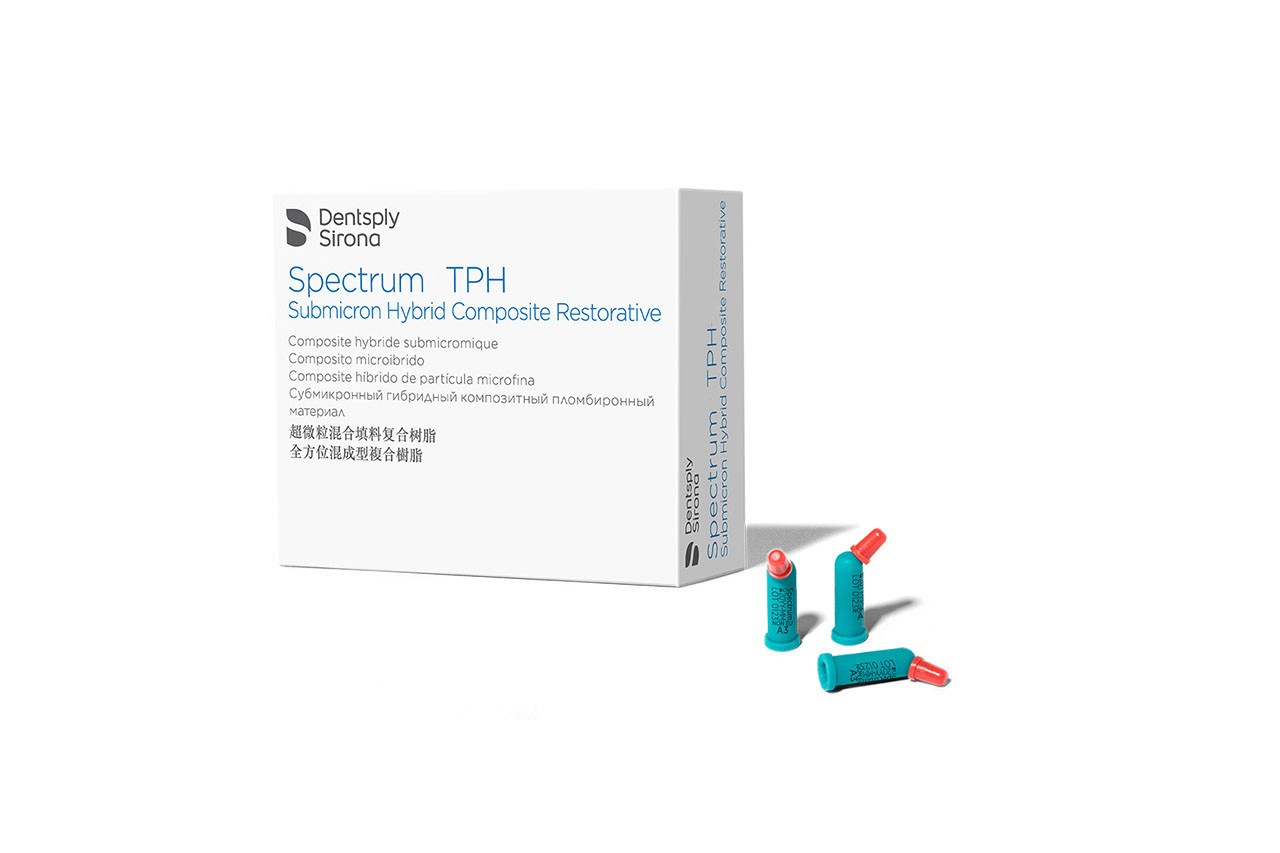 TPH 3 Compules Restorative Composite 20/Pk Light Curing Dentsply All Shades