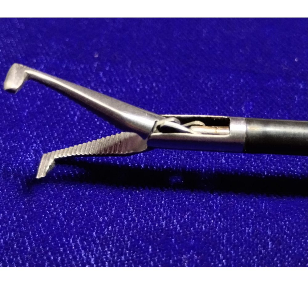 1PCS Laparoscopic Right Angle Mixture 90 Degree Grasper 5mmx450mm Instruments CE