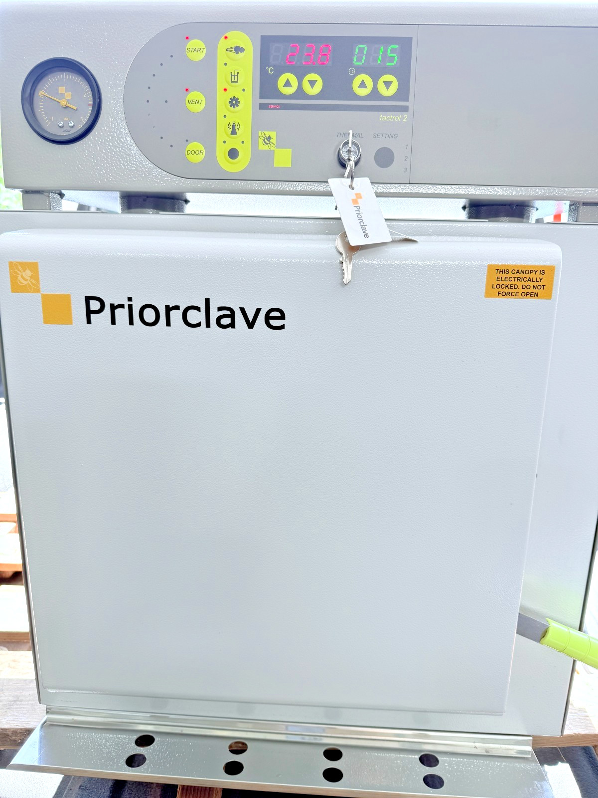 Priorclave 60L Research-Grade Benchtop Steam Autoclave PNA/QCS/H60 Tactrol 2 NEW
