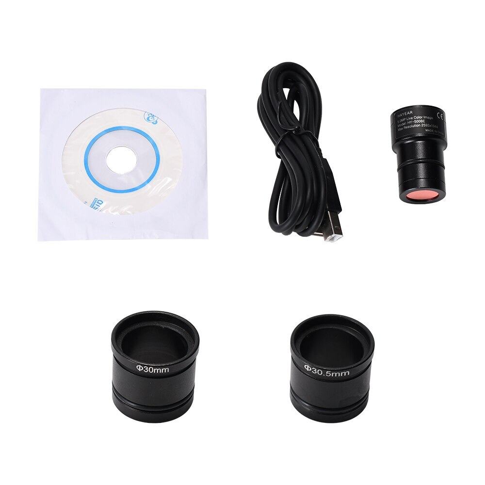 HD 5MP CMOS USB 2.0 Microscope Camera Ocular Adapter Electronic Digital Eyepiece