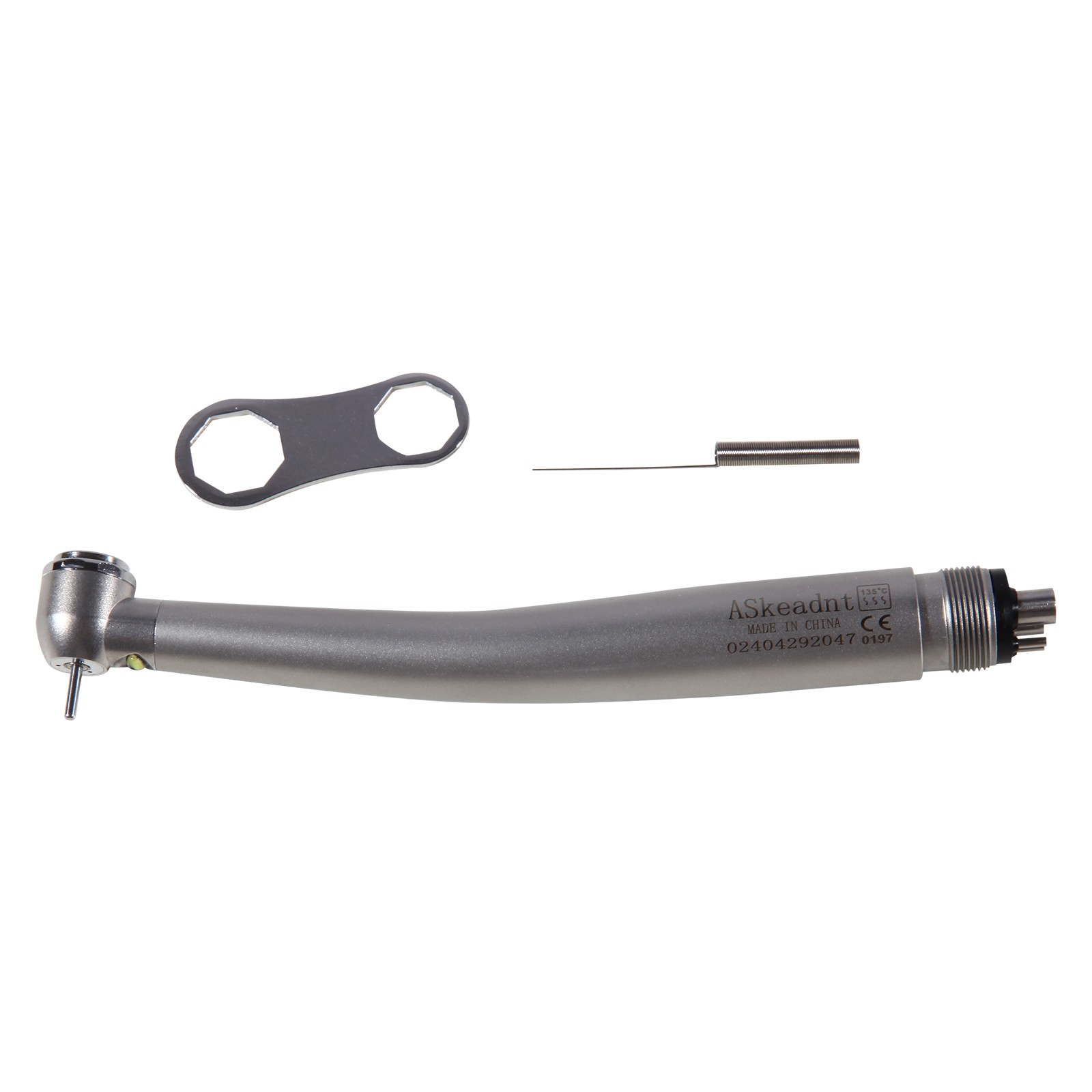 ASkeadnt E-generator Dental LED Fiber Optic /High Speed Handpiece 4 hole NEW