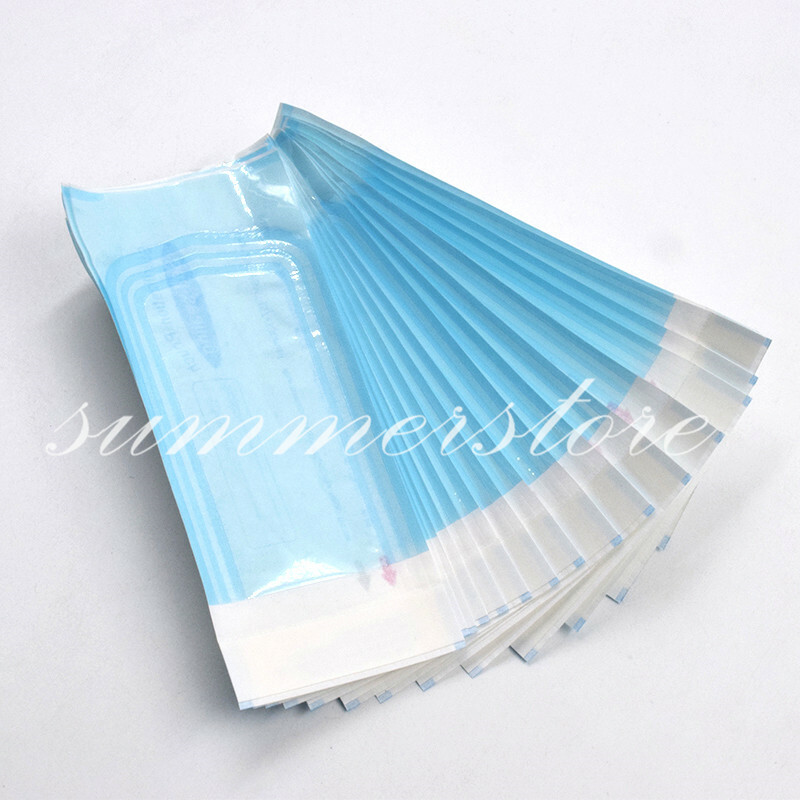 200x Dental Autoclave Serilization 2 1/4″x5 1/8″ 57*130mm Self-Sealing Pouch Bag