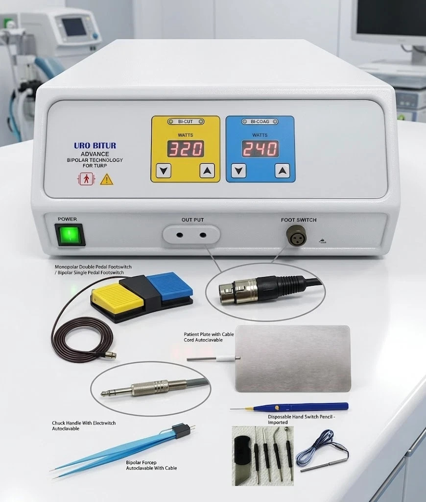 Latest Electro Generator Cautery URO BITUR Bipolar Advance Electro Cautery TURP^