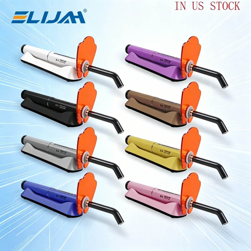 Dental Wireless Light Curing Machine 1s/2mm Resin Curing Light 800-2400mW/cm²-US