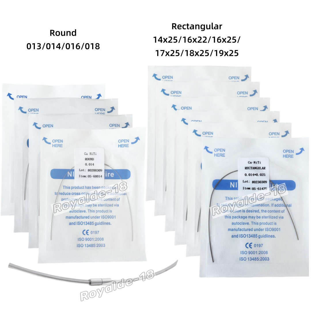 DAMON 30Packs Dental Orthodontic Arch Wires Stop Copper Cu-Niti Study Model Wire