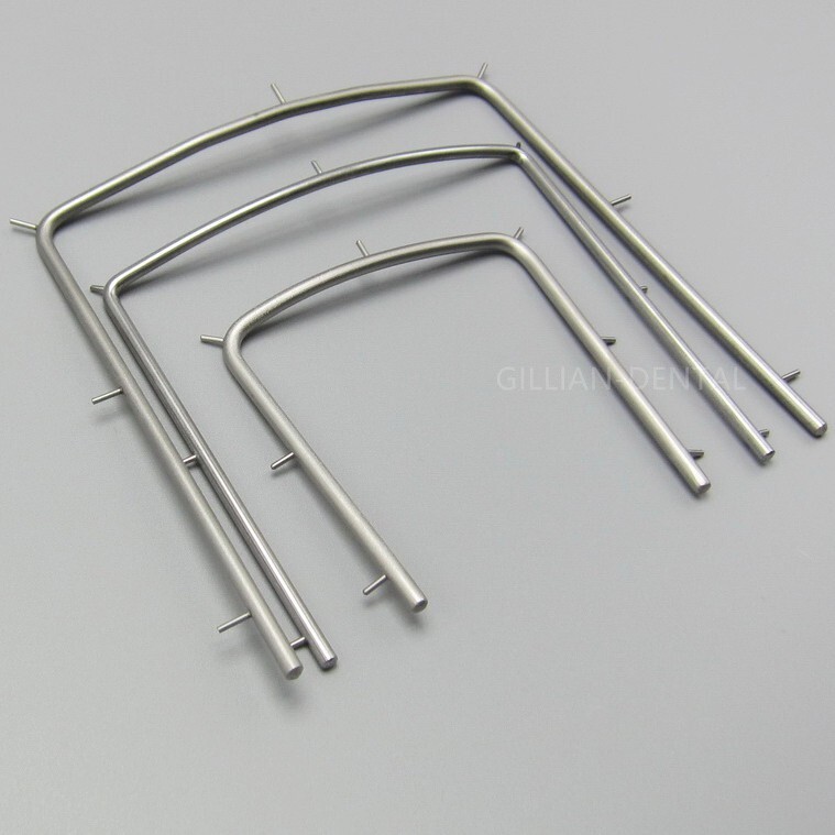 1*Dental Rubber Dam Frame Foldable Frames Hager Light X-Ray Film Bracket Plastic