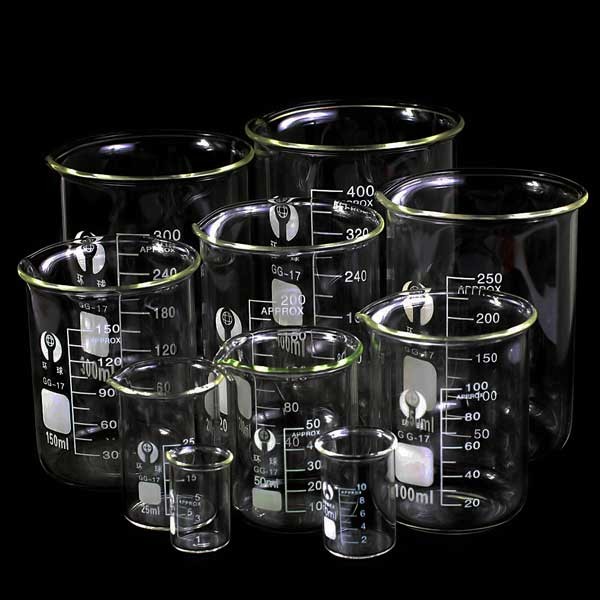 5ml – 3000ml Lab Borosilicate Glass Beaker Hight Chemistry stability Glassware