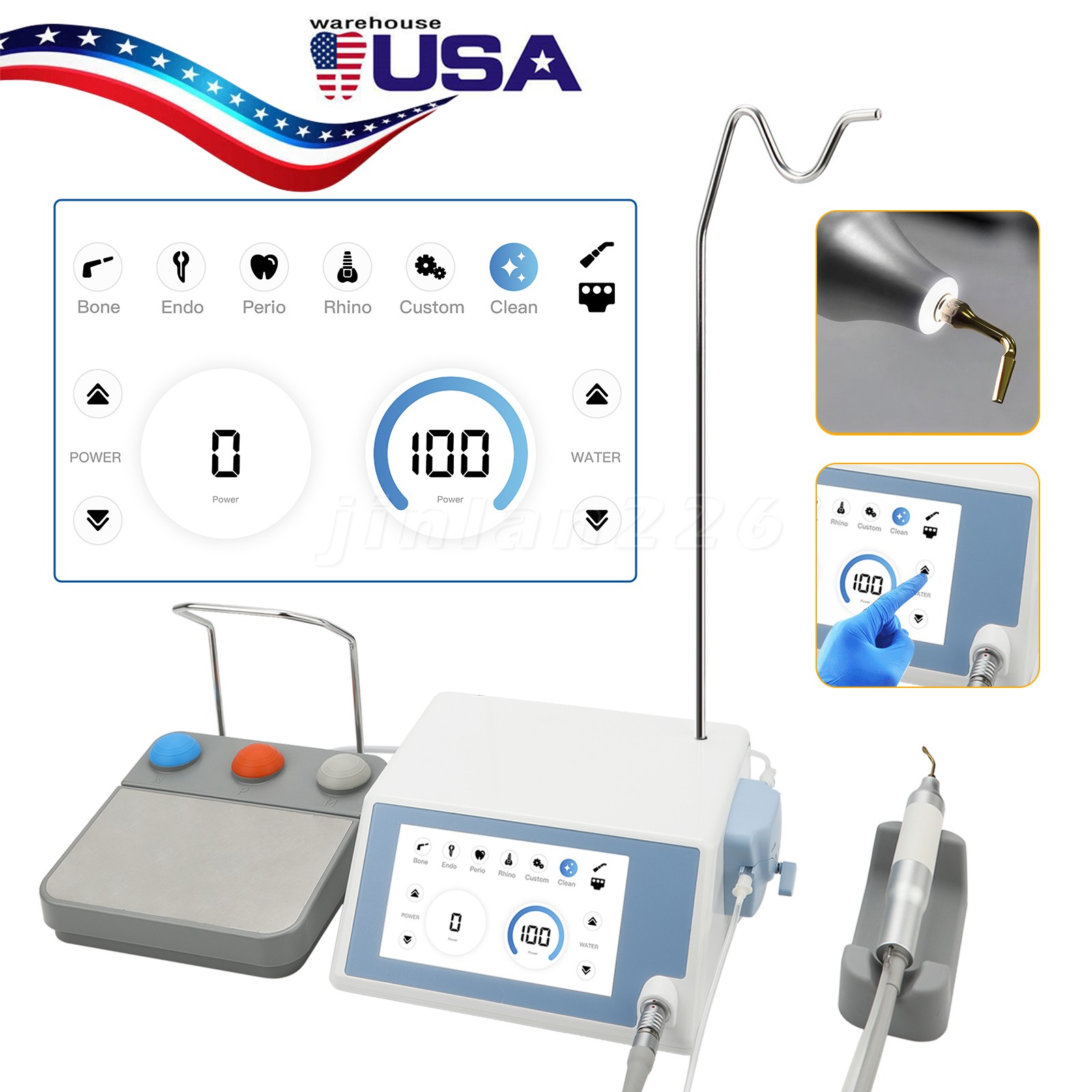 Dental Lab 35,000/35K RPM Marathon Polisher Handpiece for N7 N2 N3 Micromotor US