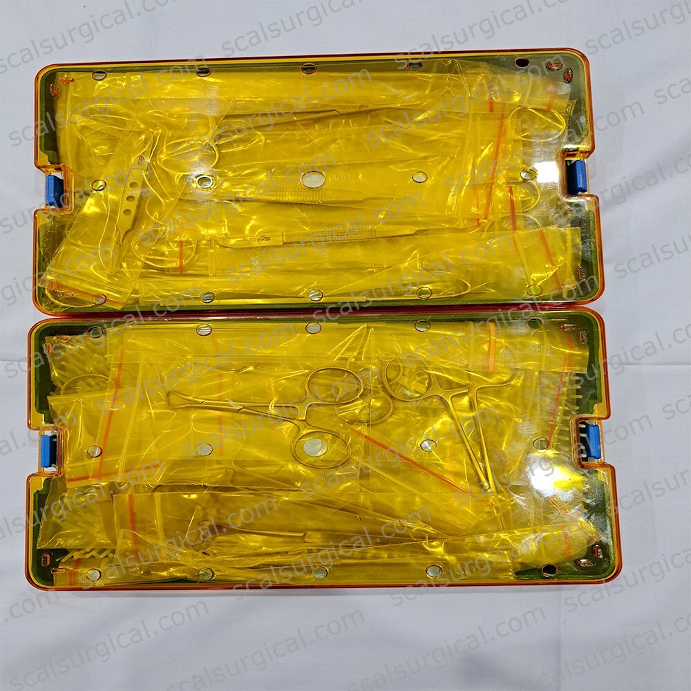 14 Pcs Blepharoplasty Surgery Instrument Set With Plastic Box Eyelid Surgery