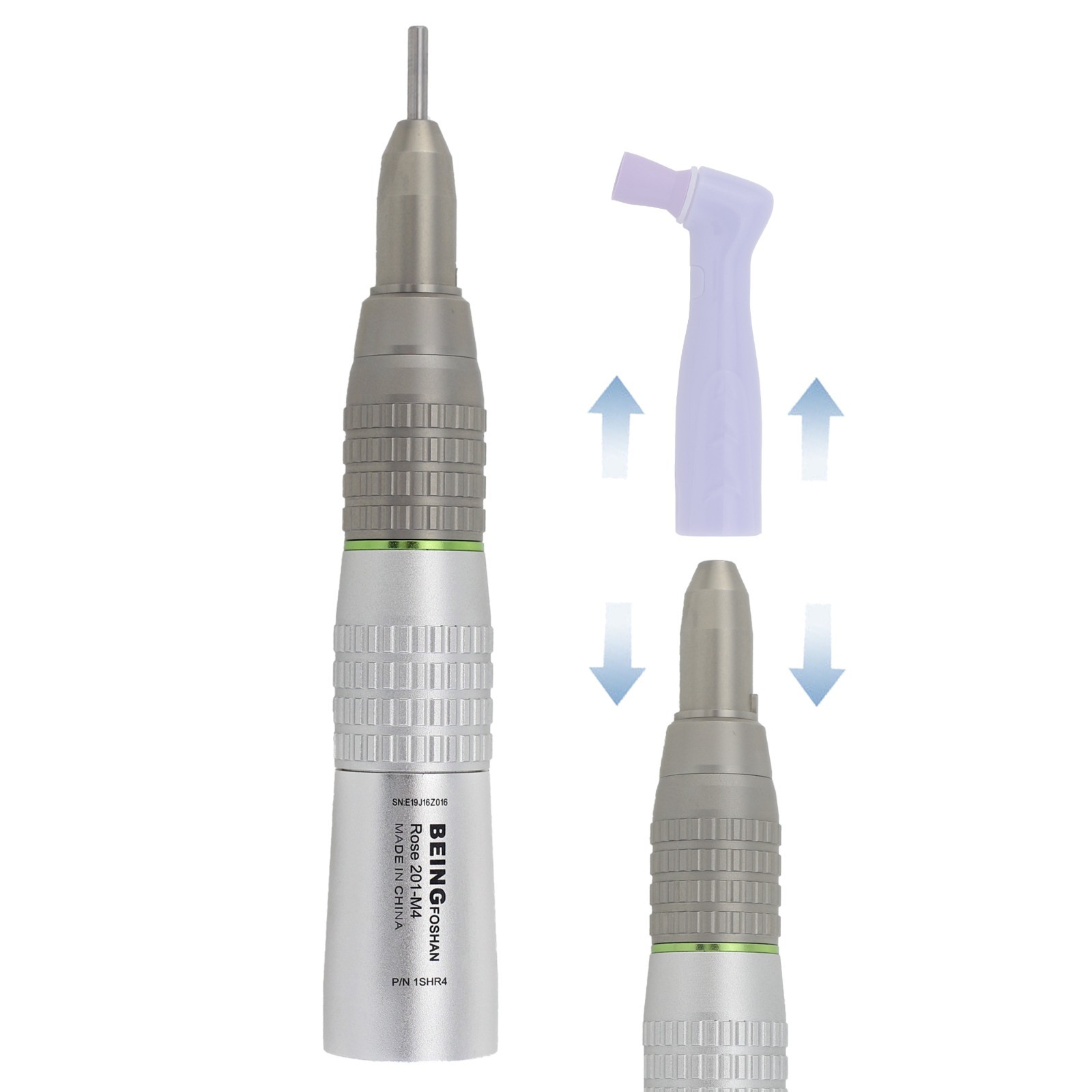 BEING Low Speed Handpiece Dental Endo Contra Angle Implant Electric 20:1 4:1 NSK