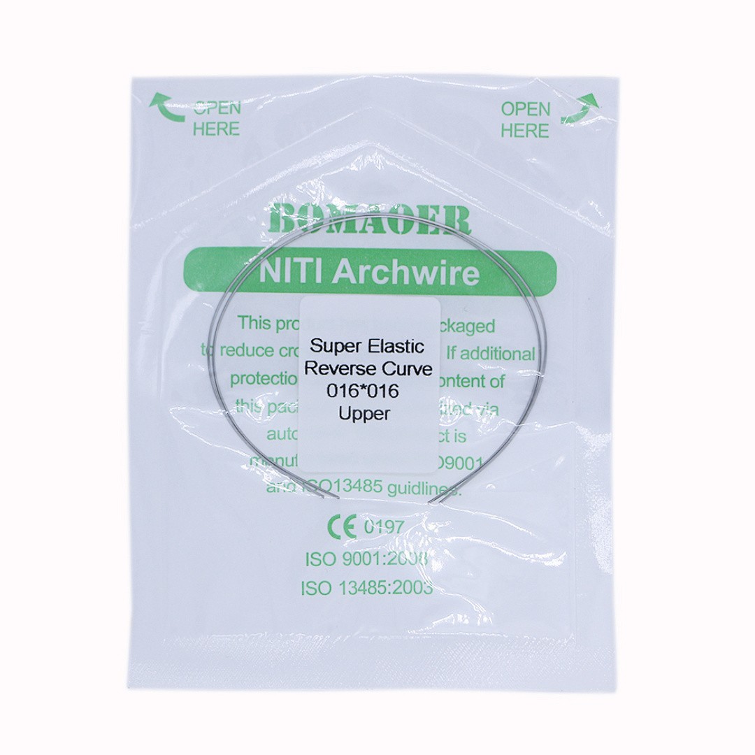 5×Dental Orthodontic Niti Rectangular Arch Wires Reverse Curve 16×16 Upper