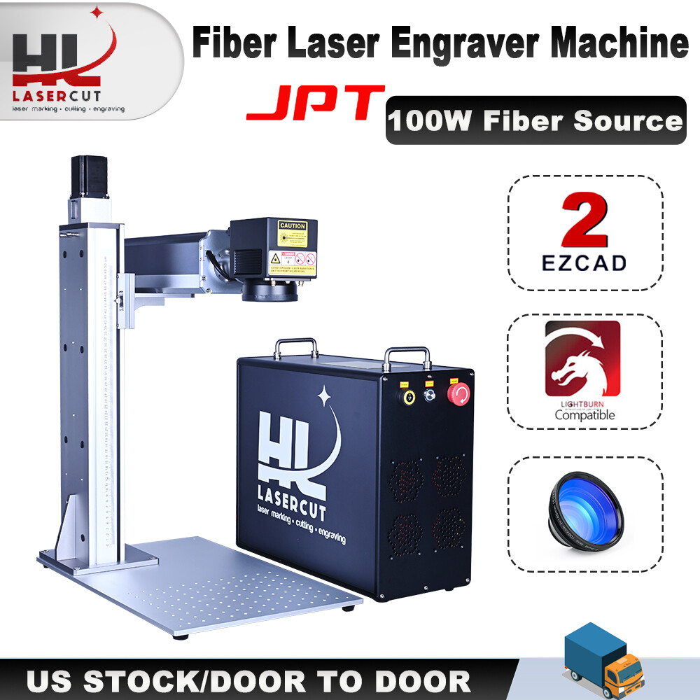 100W JPT MOPA Fiber Laser Engraving Machine For Metal & Plastic Marking