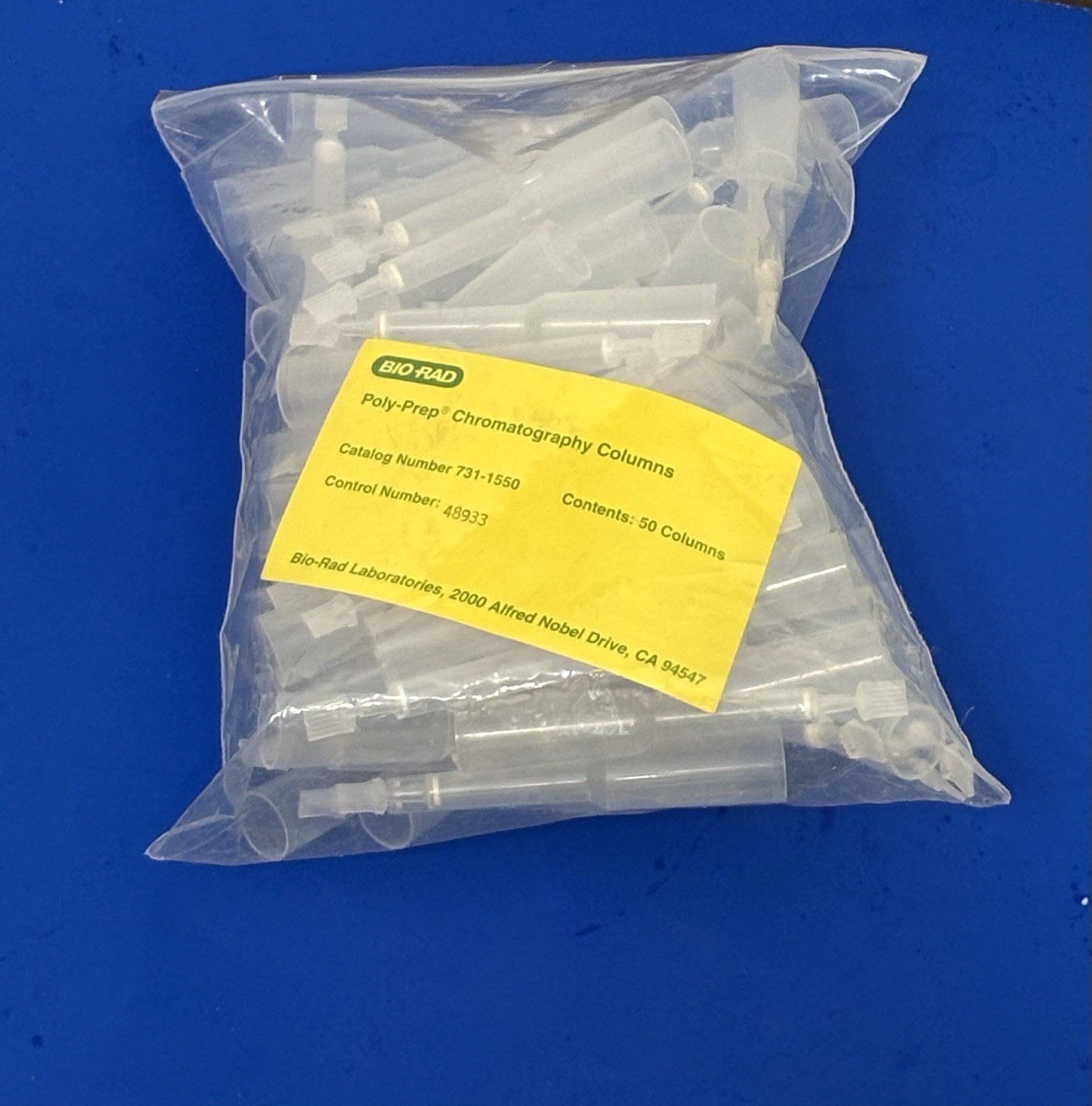 Bio rad Poly-prep chrmography Column 731-1550 20/PK