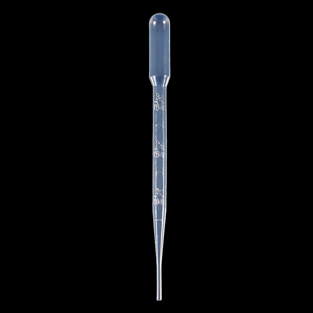 10/100Pcs Plastic Pipettes 3ml Transparent Transfer Pipette Droppers Epoxy Resin
