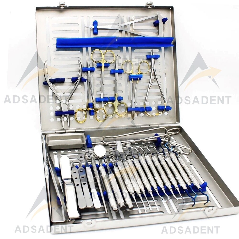 Periodontal Instruments Kit Dental Implants Surgical Orthodontics 33 PCS