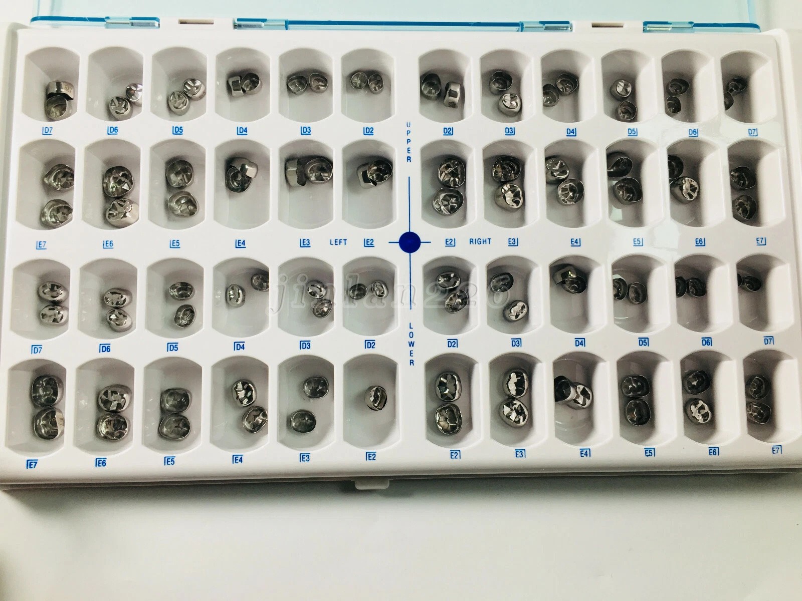 48 ASSORTED PRIMARY MOLAR STAINLESS STEEL CROWNS – COMPLETE KIT