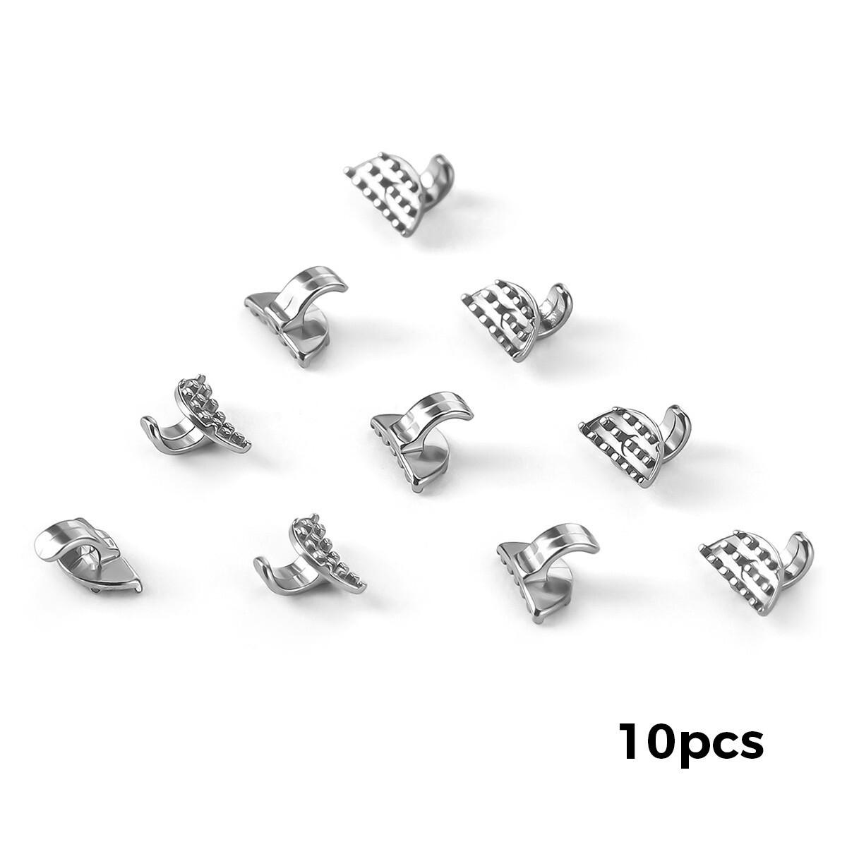 AZDENT Dental Orthodontic Lingual Buttons Bondable Round /Rectangular Base