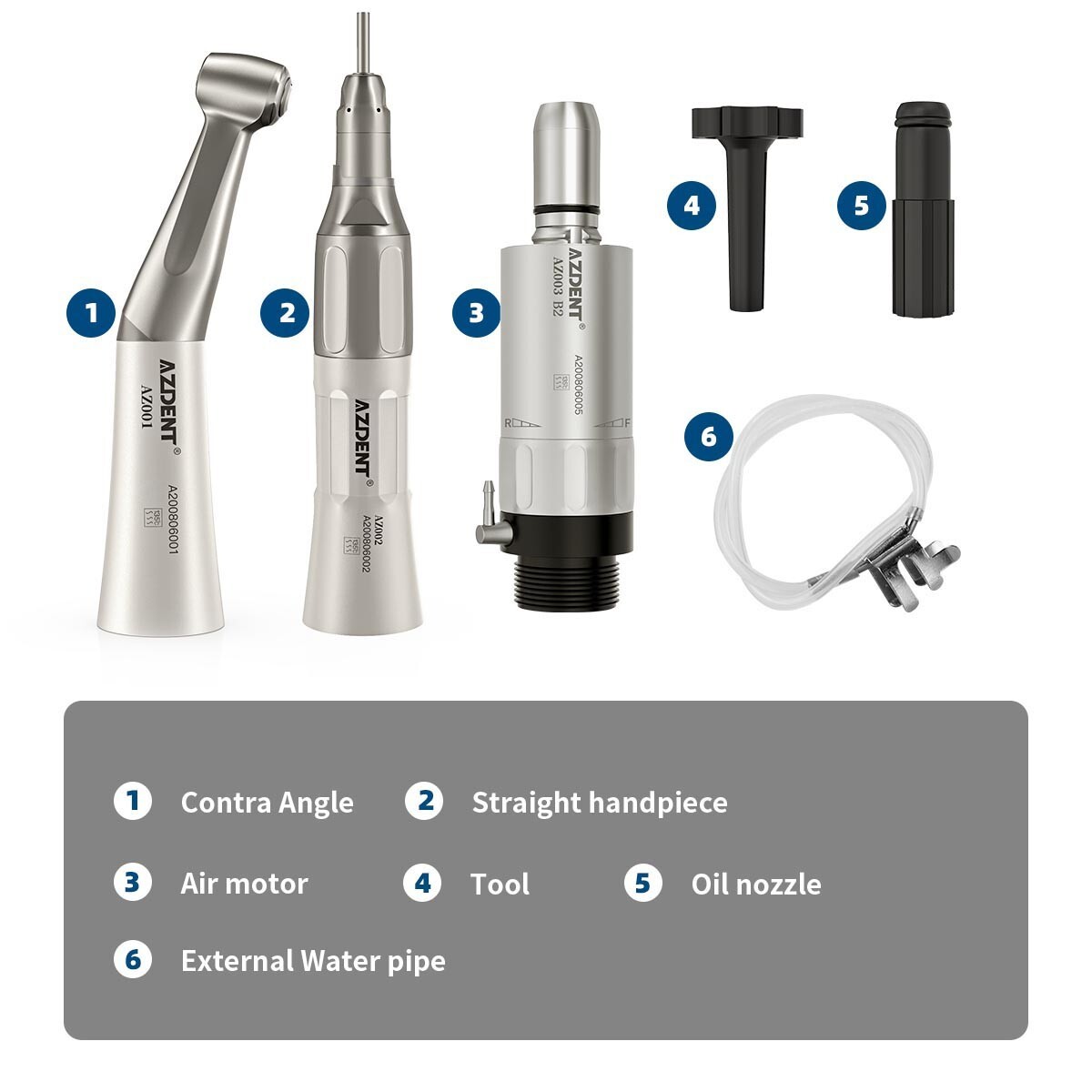 14L Dental Lab Medical Autoclave Steam Sterilizer/Low Speed Handpiece Kit 4Holes